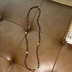 Elegant Brown Beaded Necklace